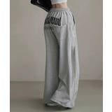 バッグプリントワイドスエットパンツ韓国風 | Miniministore | 詳細画像9 