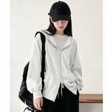 ダブルジップスウェットフード付きパーカー | Miniministore | 詳細画像10