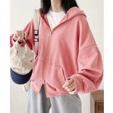 ダブルジップスウェットフード付きパーカー | Miniministore | 詳細画像16