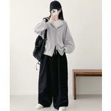 ダブルジップスウェットフード付きパーカー | Miniministore | 詳細画像4