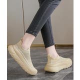 厚底メッシュスリッポンスニーカー軽量通気 | Miniministore | 詳細画像7