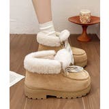 厚底ムートンブーツもこもこショートブーツ | Miniministore | 詳細画像7 