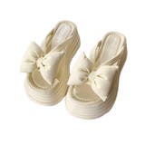 リボンサンダル厚底夏靴 ボリュームソール | Miniministore | 詳細画像22 