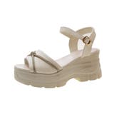 オープントゥ厚底サンダルレディース美脚靴 | Miniministore | 詳細画像20 