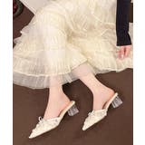 レースミュールサンダルリボン付きミュール | Miniministore | 詳細画像7 