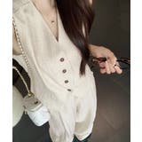 リネン混ベスト×ワイドパンツセットアップ | Miniministore | 詳細画像12 