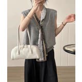 Vネックニットベストスカーフ付き 韓国風 | Miniministore | 詳細画像9