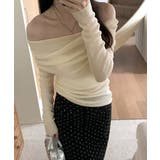 ワイドオフショルダーニットトップス肩出し | Miniministore | 詳細画像9 