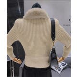 ファー襟ニットカーディガン ダブルジップ | Miniministore | 詳細画像18 