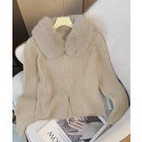 ファー襟ニットカーディガン ダブルジップ | Miniministore | 詳細画像22 