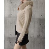 ファー襟ニットカーディガン ダブルジップ | Miniministore | 詳細画像25 