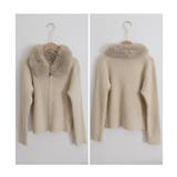 ファー襟ニットカーディガン ダブルジップ | Miniministore | 詳細画像29 