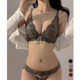 花柄レース ブラショーツセット セクシー | Miniministore | 詳細画像1 