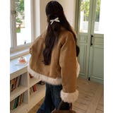 ショートフェイクムートンジャケット韓国風 | Miniministore | 詳細画像14 