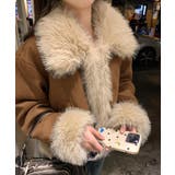 ショートフェイクムートンジャケット韓国風 | Miniministore | 詳細画像5 