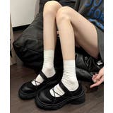 厚底メリージェーンシューズ美脚ローファー | Miniministore | 詳細画像2 