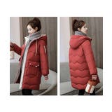 フード付きロングダウンコート中綿アウター | Miniministore | 詳細画像21 