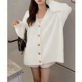 シャギーカーディガンゴールドボタン韓国風 | Miniministore | 詳細画像12