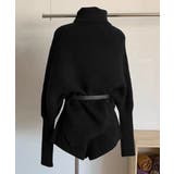 ハイネックニットセーター 不規則デザイン | Miniministore | 詳細画像15 