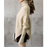 ハイネックニットセーター 不規則デザイン | Miniministore | 詳細画像22 