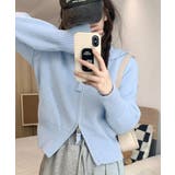 ダブルジップリブニットカーディガン韓国風 | Miniministore | 詳細画像12 