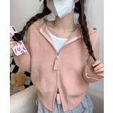 ダブルジップリブニットカーディガン韓国風 | Miniministore | 詳細画像16 