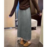 裏起毛ニットスカート 厚手タイトスカート | Miniministore | 詳細画像14 