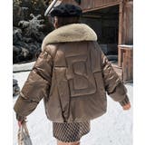 エコダウンジャケットファー襟中綿アウター | Miniministore | 詳細画像15