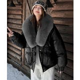 エコダウンジャケットファー襟中綿アウター | Miniministore | 詳細画像2