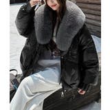 エコダウンジャケットファー襟中綿アウター | Miniministore | 詳細画像3