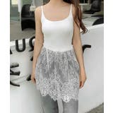 カップ付きレースキャミソール レディース | Miniministore | 詳細画像12