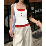 カップ付きタンクトップ重ね着風ブラトップ | Miniministore | 詳細画像6 