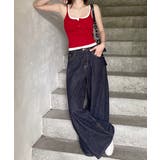 カップ付きレイヤード風タンクトップ韓国風 | Miniministore | 詳細画像19