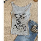 Y2Kタンクトップカップ付きキャミソール | Miniministore | 詳細画像36 