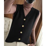 Vネックニットベストレディースニットジレ | Miniministore | 詳細画像6