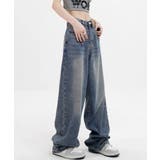 ワイドデニムパンツビンテージジーンズ美脚 | Miniministore | 詳細画像2 