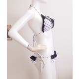 ドット柄ビキニ フリル水着ホルターネック | Miniministore | 詳細画像24