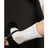 プリーツフリルソックス ミドル丈無地靴下 | Miniministore | 詳細画像4 