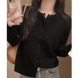 クルーネックニットカーディガン シンプル | Miniministore | 詳細画像4 