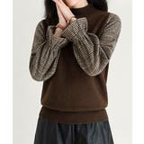 チェック柄ドッキングニットレディース秋服 | Miniministore | 詳細画像11