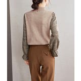 チェック柄ドッキングニットレディース秋服 | Miniministore | 詳細画像15