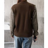 チェック柄ドッキングニットレディース秋服 | Miniministore | 詳細画像19