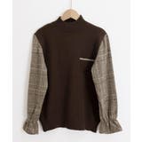 チェック柄ドッキングニットレディース秋服 | Miniministore | 詳細画像21