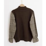 チェック柄ドッキングニットレディース秋服 | Miniministore | 詳細画像22