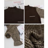 チェック柄ドッキングニットレディース秋服 | Miniministore | 詳細画像23