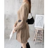 ベルト付きニットワンピースウエストマーク | Miniministore | 詳細画像22 