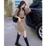 ベルト付きニットワンピースウエストマーク | Miniministore | 詳細画像6 