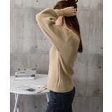 韓国風リブニットトップスハイネックニット | Miniministore | 詳細画像28 