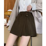 プリーツキュロットパンツ ウール風 秋冬 | Miniministore | 詳細画像10