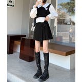 プリーツキュロットパンツ ウール風 秋冬 | Miniministore | 詳細画像16